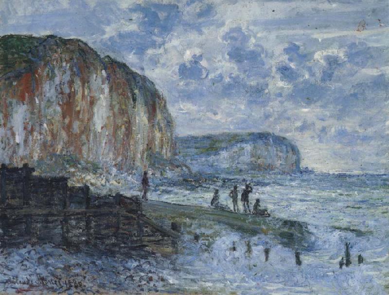 Claude Monet The Cliffs of Les Petites-Dalles